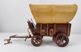 1950's Conestoga Covered Wagon Wood Model