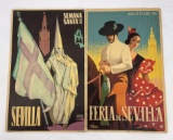 Pair Of Seville Spain Fair Posters 1961