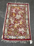 Phenomenal Flat Woven Mughal Hunt Scene Rug