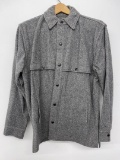 Filson Mackinaw Grey Wool Cruiser Jacket Small