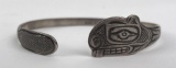 Sterling Silver Northwest Coast Haida Bracelet