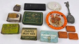 Assortment Of Advertising Tins And Curios