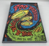 Foo Fighters Shudder To Think Tour Poster 1995