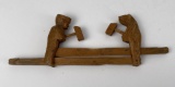 Antique Folk Art Carved Wood Toy