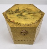 Antique Celluloid Collar Dresser Box