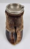 Montana Taxidermy Elk Foot Cigar Ashtray Stand