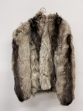 Andrew Marc Nanny Goat Fur Jacket Coat Size Medium