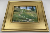 Taylor Lynde Joggers Trail Montana Painting