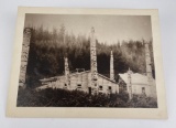 Totem Poles Kasaan Village Alaska Photo