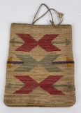 Superb Antique Nez Perce Cornhusk Bag