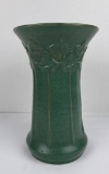 Arts And Crafts Period Matte Green Pottery Vase