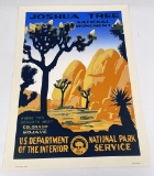 Joshua Tree National Monument Naturalist Poster