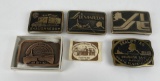 Alaska Oil And Gas Exploration Belt Buckles