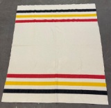 Antique Hudsons Bay Company Style Trade Blanket