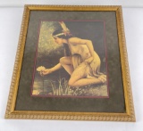 Antique Indian Maiden Print