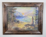 Jj Meany Montana Glacier Park Oil Painting
