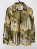 1970's Disco Polyester Shirt Kennington