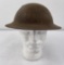 Ww1 Battle Damaged Doughboy Helmet