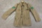 Ww1 British Wool Jacket Uniform W/ Green Patches