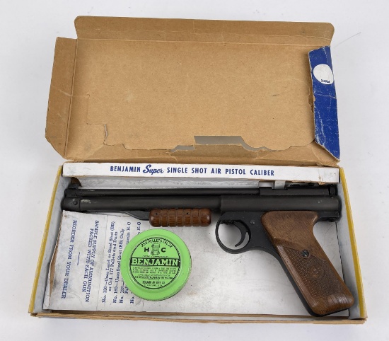 Benjamin Franklin Air Pistol In Box Model 132