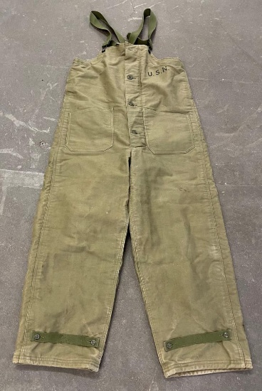 Ww2 Us Navy Deck Pants Size Small