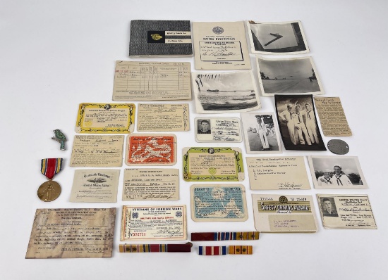 Ww2 Us Navy Personal Effects Grouping