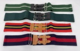 Group Of British Scottish Highlanders Army Belts