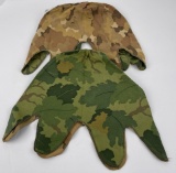 Pair Of Vietnam War Us Army M1 Helmet Covers