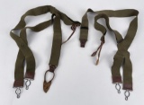 2 Pair Ww2 Us Army Air Corps Suspenders