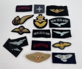 Lot Of British Commonwealth Flight Wings Patches