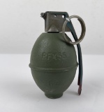 Inert Vietnam War Lemon Practice Grenade