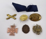 Group Of Assorted Military Pins Badges