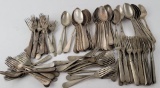 100 Pieces Us Military Flatware Navy Army Hospital