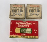 Antique Winchester Remington Rifled Slugs Ammo Box