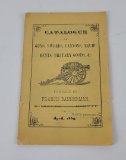 1st Edition Francis Bannerman Catalog 1889