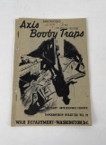 Axis Booby Traps War Department Bulletin 19
