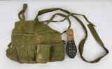 Nva Vietcong Grenade Pouch W/ Grenade