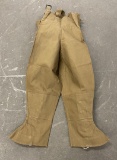 WW2 British Army 1a Khaki Rubberproofed Leggings