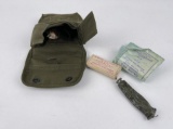 Scarce WW2 Jungle First Aid Belt Pouch US Army