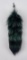 Real Tanned Green Raccoon Fur Tail