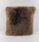 Brand New Beaver Fur Pillow Made In Idaho