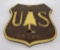Original Us Forest Service Wood Shield Sign