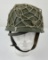 Plastic Paratrooper Military Helmet W/ Webbing