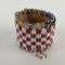 Chippewa Indian Beaded Bark Napkin Ring