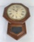 Antique Oak Case Regulator Clock