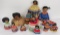 Lot Of 11 Seminole Native American Indian Dolls