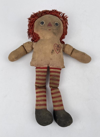 Antique Raggedy Anne Doll