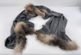 Italian Made Fox Fur Scarf