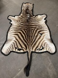 Taxidermy Zebra Hide Rug