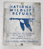 National Wildlife Refuge Sign Montana